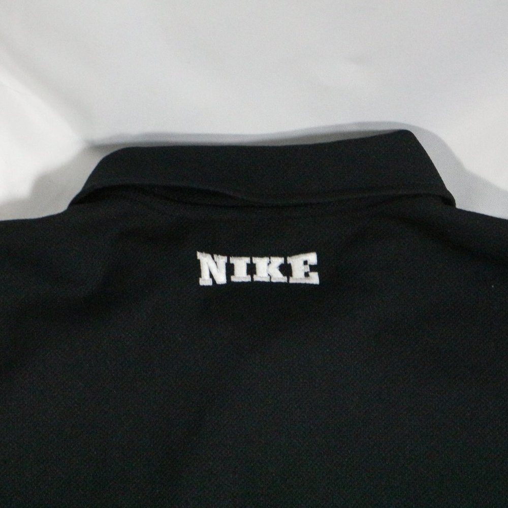 NIKE Vintage 90s Oversize Black/White Snap Button Jersey Shirt XL - Picture 9 of 9